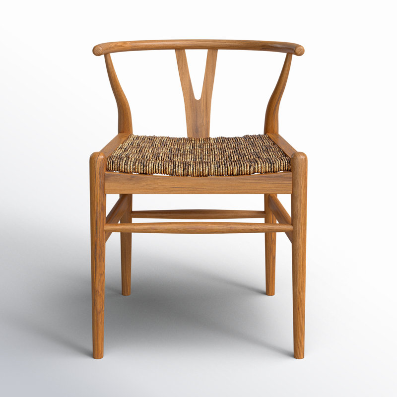 Astraya 18.5'' H Teak Side Chair, Natural