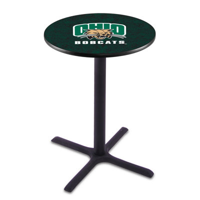 NCAA Round Metal Base Dining Table