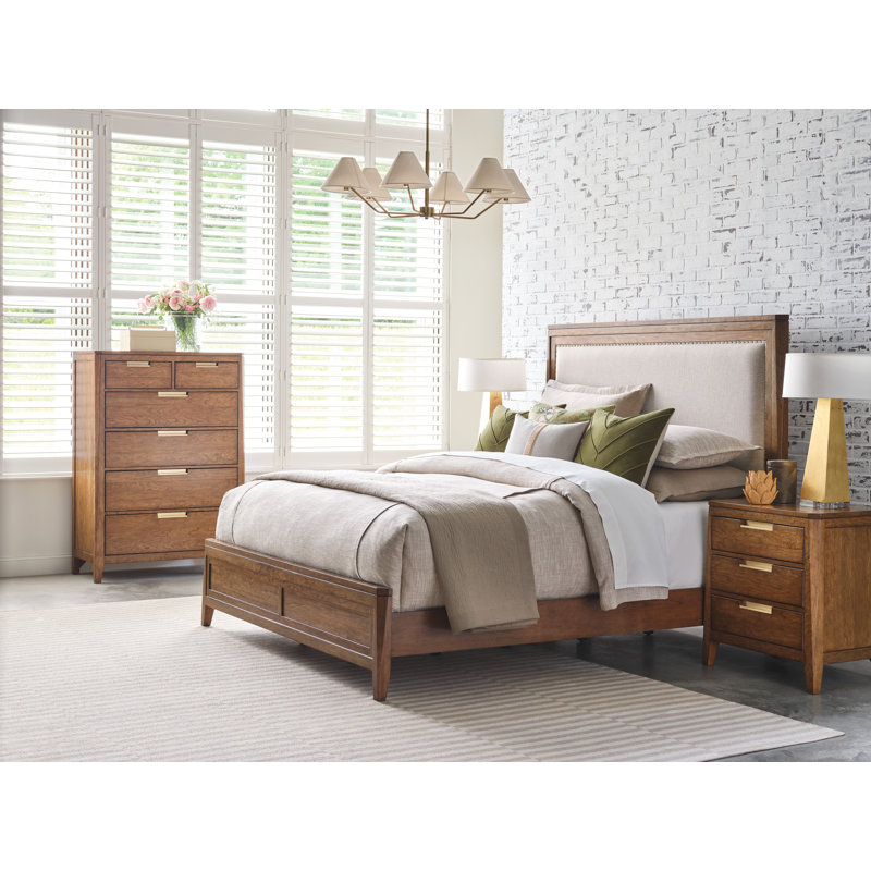 QUEEN UPHOLSTERED BED - COMPLETE