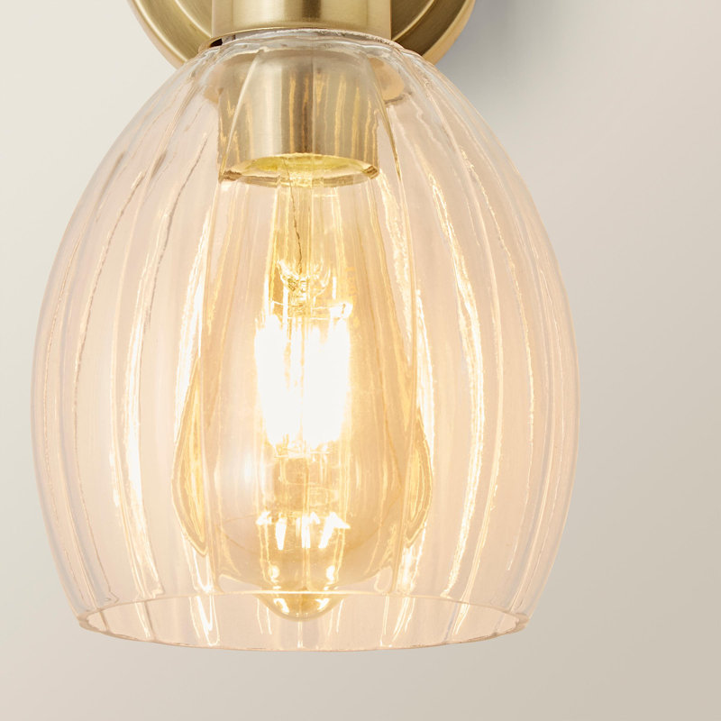 Alaynah Armed Sconce, 2, Brushed Gold