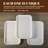Guein Rectangle Natural Marble Tray,Oriental Calacatta