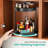 2 Tier Rotating Spice Rack With Storage Kitchen Bathroom