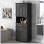 Grande armoire de salle de bain avec panier à linge, grand panier à linge inclinable et armoire de rangement supérieure-1491939432