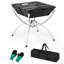 Nihasvi Square Aluminium Smokeless Fire Pit-665134277