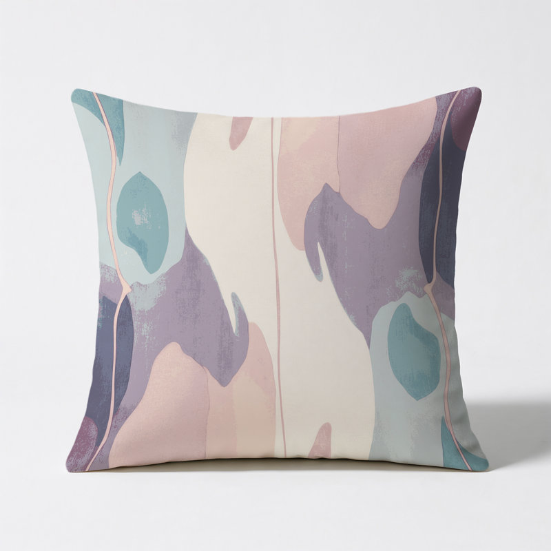 Tranquil Streams Indoor And Outdoor Throw Pillow, Square 18"