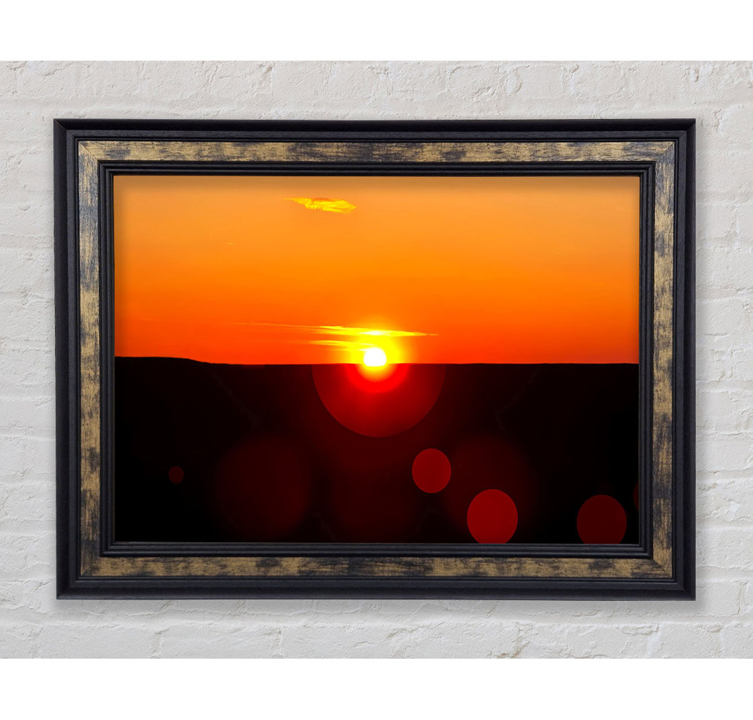 Sunset Sparkle - Bilderrahmen Kunstdrucke