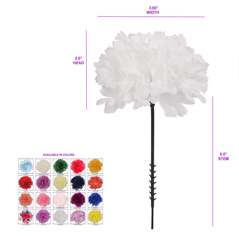 Pot de fleurs en soie, Blanc