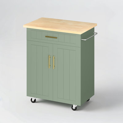 Îlot de cuisine avec rangement, table d'appoint roulante sur roulettes avec grand plan de travail, armoire, porte-serviettes et tiroirs pour la cuisine, la salle à manger