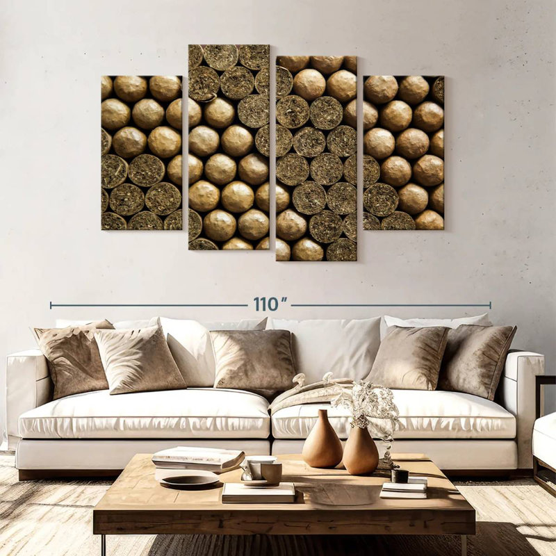 Senne Packed Cuban Cigars, 54" H x 84" W