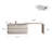 Cyruss Expandable 51.18 '' - 90.55 '' Modern Makeup Vanity with Integrated Lighting, Multiple Storage Spaces (6-Drawers)
