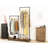 Aarju 43.3'' Rolling Clothing Rack
