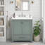 Modero 30'' W Single Bathroom Vanity Base-211451809