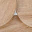 Ensemble de 3 tables basses beige en travertin-115160082