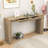 Elegant Waterfall Edge Console Table with Hidden Drawers-1569937677