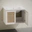 Meuble-lavabo mural 30 po en chêne blanc avec trous de robinet espacés Witkowski-685074427