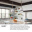 Luminaire suspendu à intensité variable pour plafond incliné 1 lumière Karissa -1675266859-1675266858