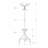 Metal Coat Rack, Free Standing Coat Rack with 12 Hooks for Entryway