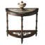 Fabiola Fossil Stone Demilune Console Table