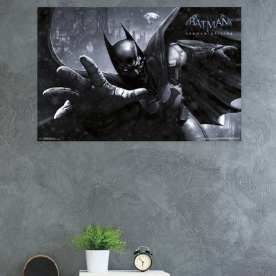 Arkham origines-impression sur papier batman