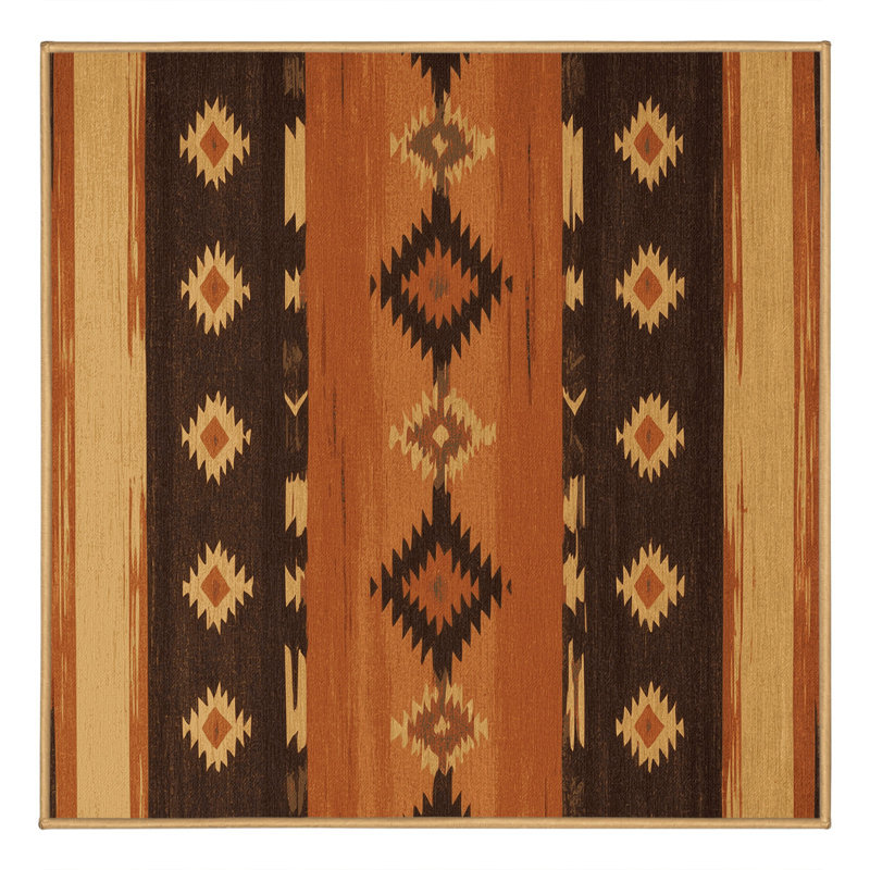 Plateau Threads Rug, Square 4'