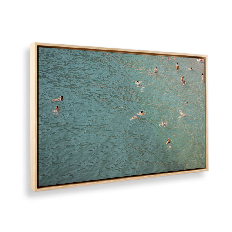 Impression sur toile rafraîchissante, H 12,75 po x l 18,75 po x P 1,75 po, Cadre américain en érable flottant, 1
