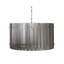 Lustre tambour en verre à intensité variable Kore - gris-858066917