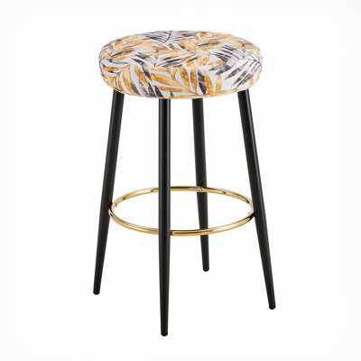 Ensemble de 2 tabourets de bar gracieux à hauteur de comptoir avec revêtement de qualité supérieure et fabrication robuste