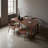Rectangular Brown Solid Wood Dining Table-226723993