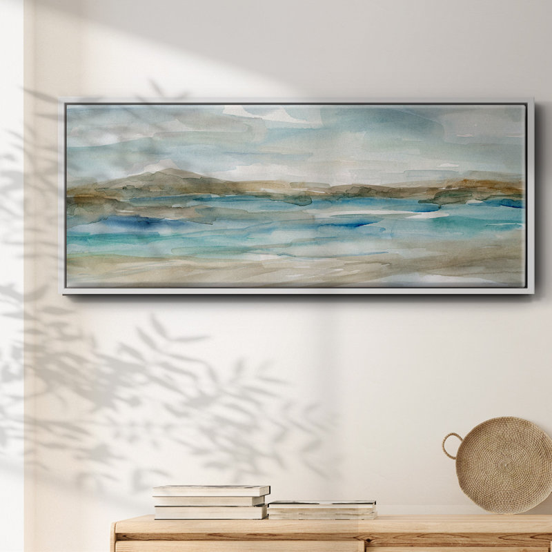 Peaceful Beach II- Framed Canvas