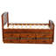 Lit plateforme simple avec rangement en bois massif et 6 tiroirs-1059222637