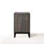 Table de chevet 2 tiroirs gris vieilli