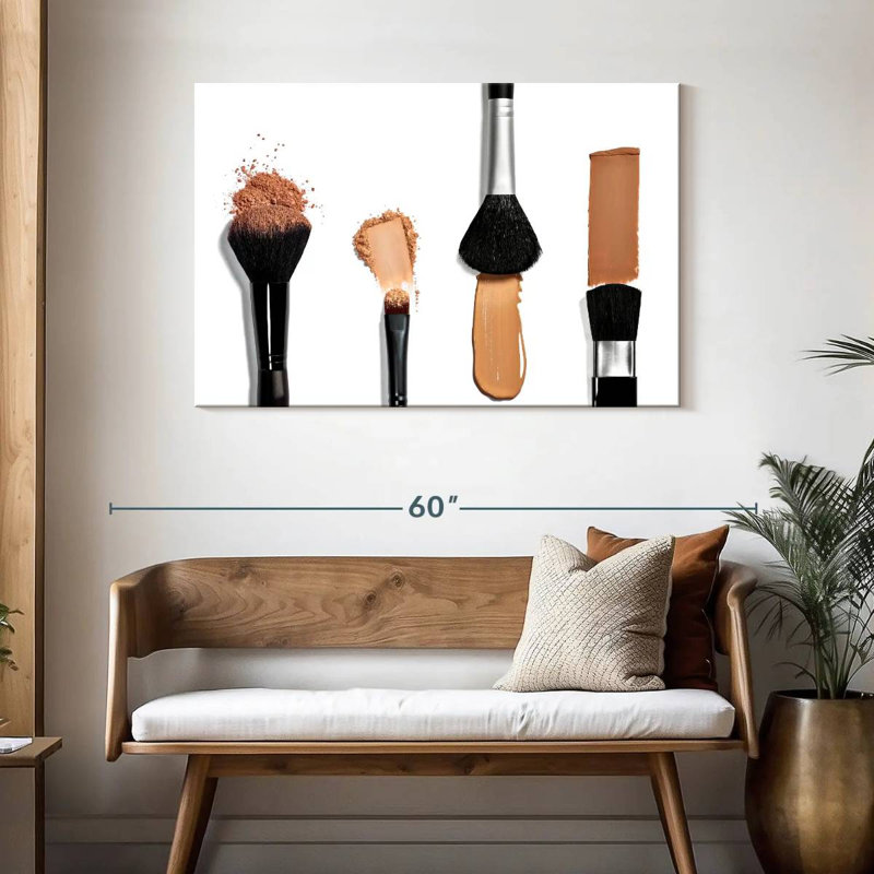 Shuttleworth Foundation Makeup Brushes, 30" H x 45" W