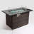 Josefine Rectangle Stainless Steel Propane Smokeless Fire Pit Table
