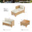 Outdoor Wicker Patio Conversation Furniture Set With Acacia Wood Coffee Table