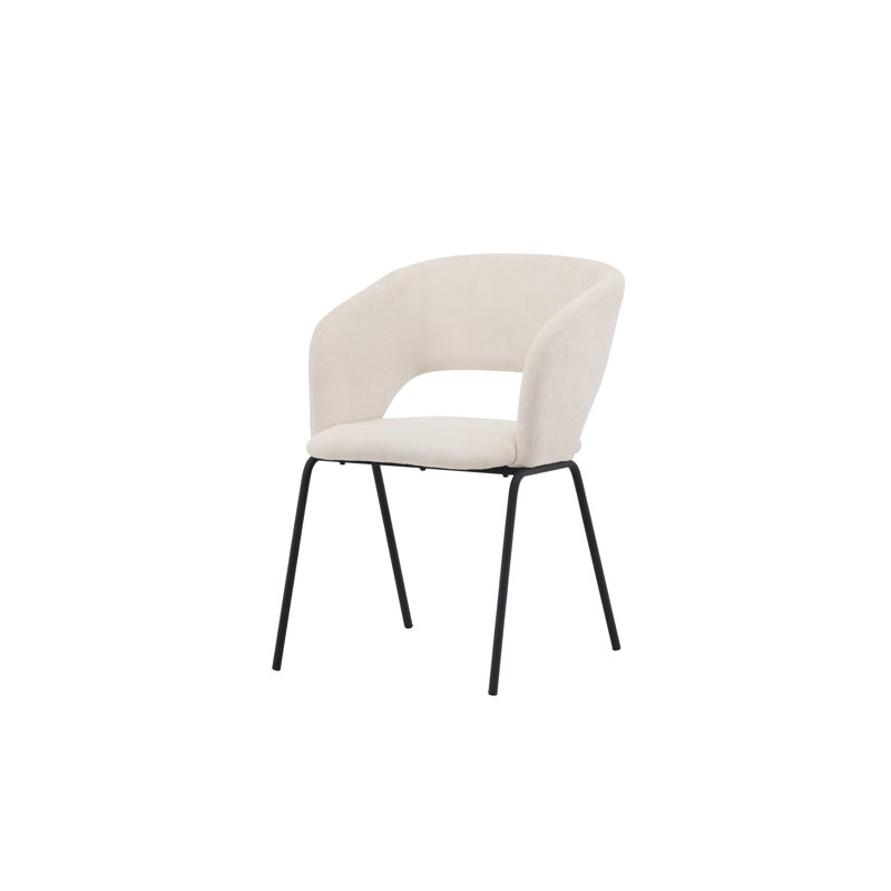 Bowrah 52cm H 100% Linen Upholstered Armchair
