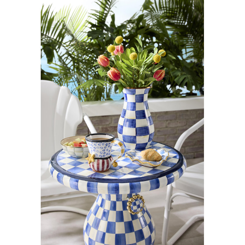 Royal Check Tall Vase