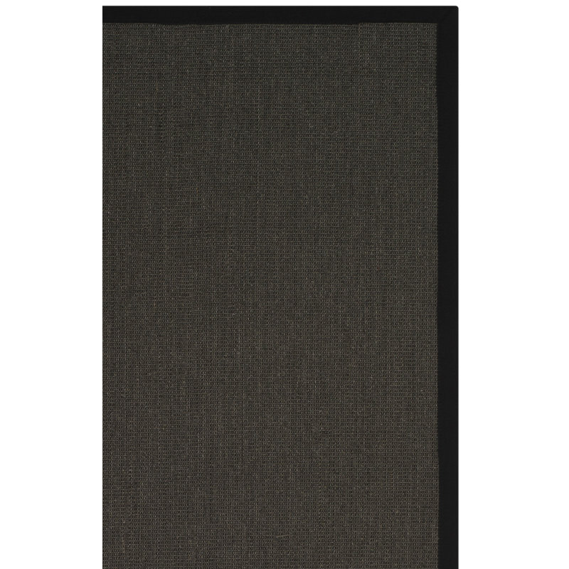 Tapis de couleur unie en fibre de sisal Puryear, Carré 6 pi