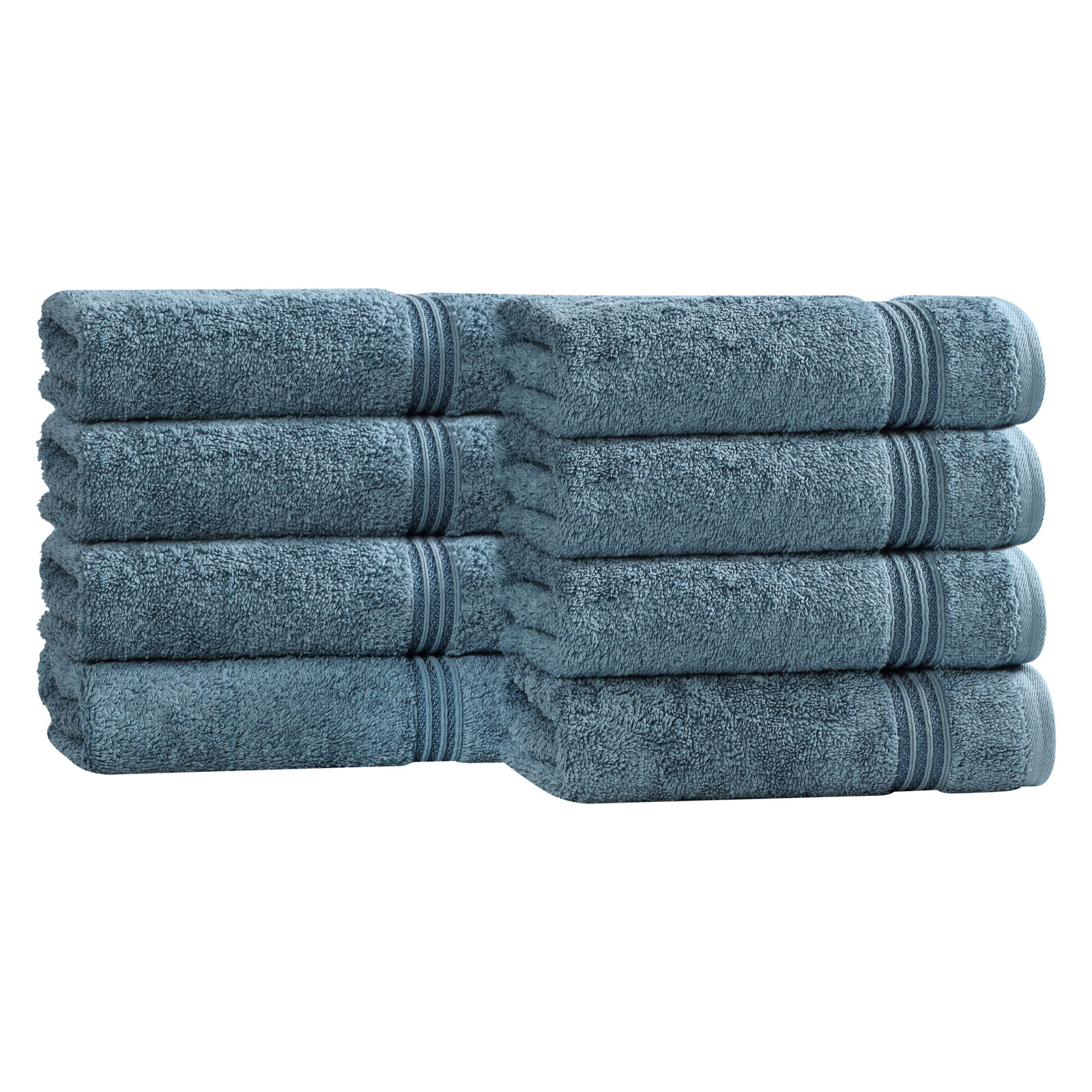 Oleg Egyptian Cotton Hand Towel Set, Sapphire