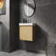 Meuble-lavabo mural 20 po avec lavabo en céramique