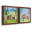 «Woodland Family Bears», ensemble de 2 peintures sur toile encadrées-1848392011-1848392010