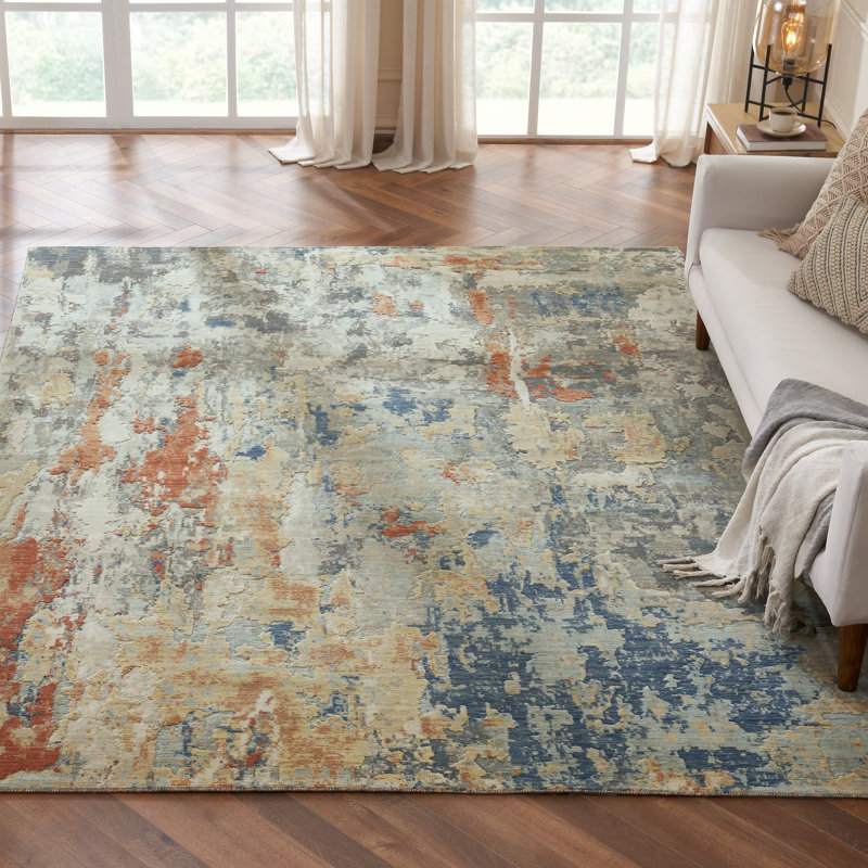 Tapis en laine Power Loom, Rectangle 13 pi x 18 pi