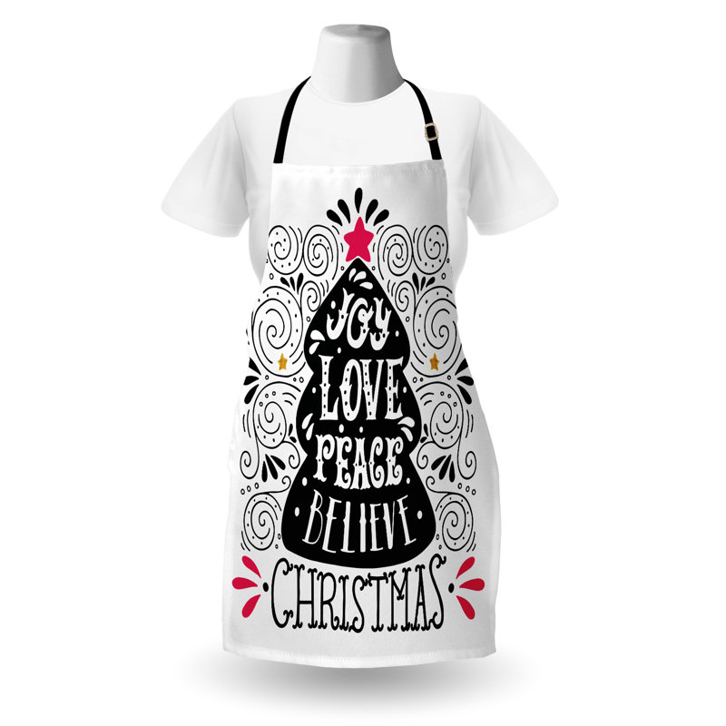 No Pattern Bib Apron