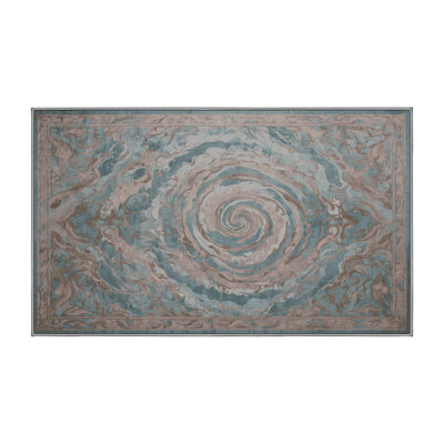 Tapis gris lavable à la machine
