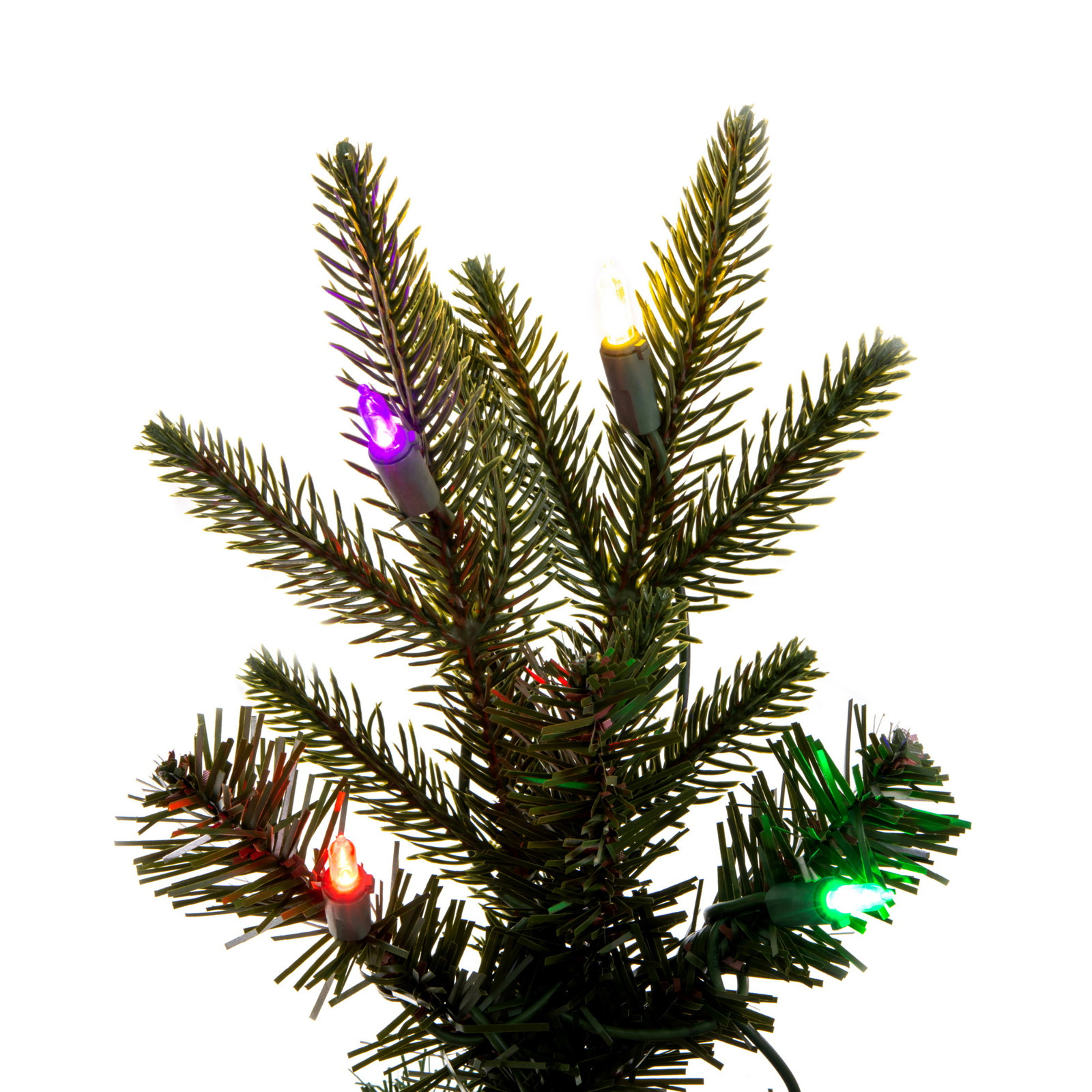 Slim Pre-Lit Fir Christmas Tree, 12', Multi-colored LED
