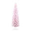 Arbre de Noël neige enneigé, arbre de Noël mince avec branches réalistes et base en plastique pour la décoration intérieure-103718550