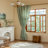 Polyester Floral Print Curtains 2 Panels (Set of 2)-983606361-989562619