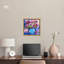 Art floral abstrait sur toile abstraite-104333744-111779748