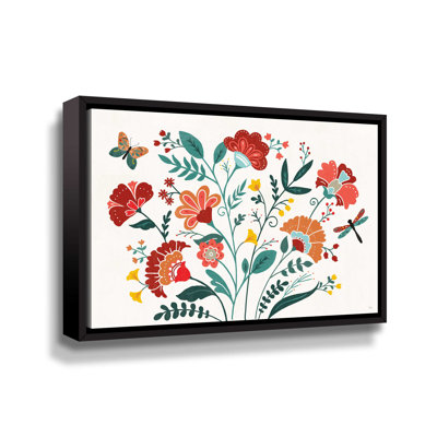 Style floral I - reproduction sur toile