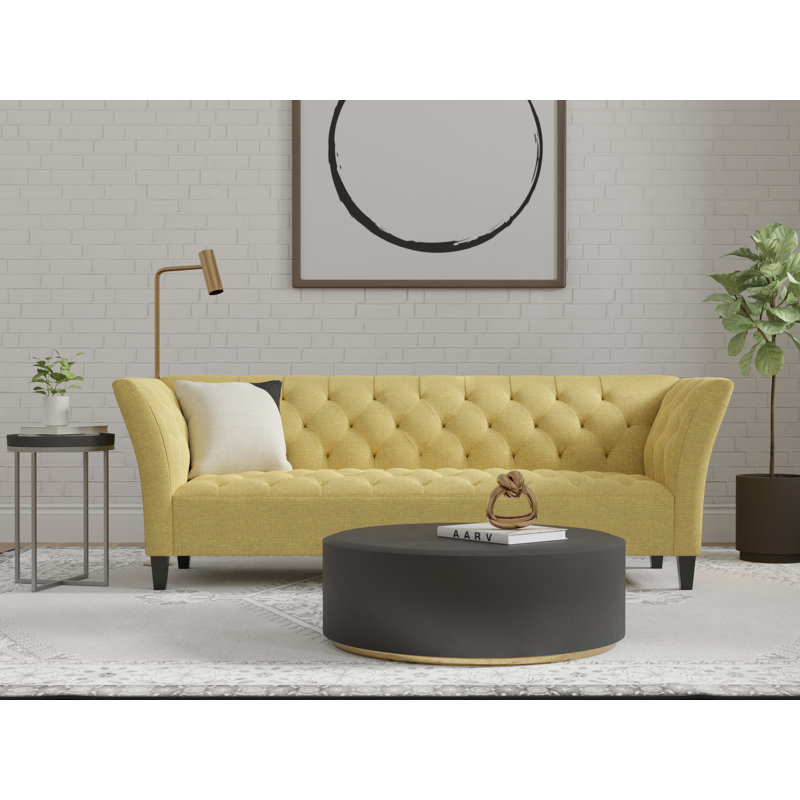 Carruth Upholstered 91'' Sofa, Vibe Zest Chenille