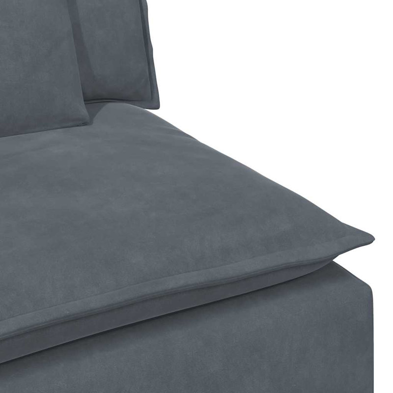 Canapé modulaire gris foncé